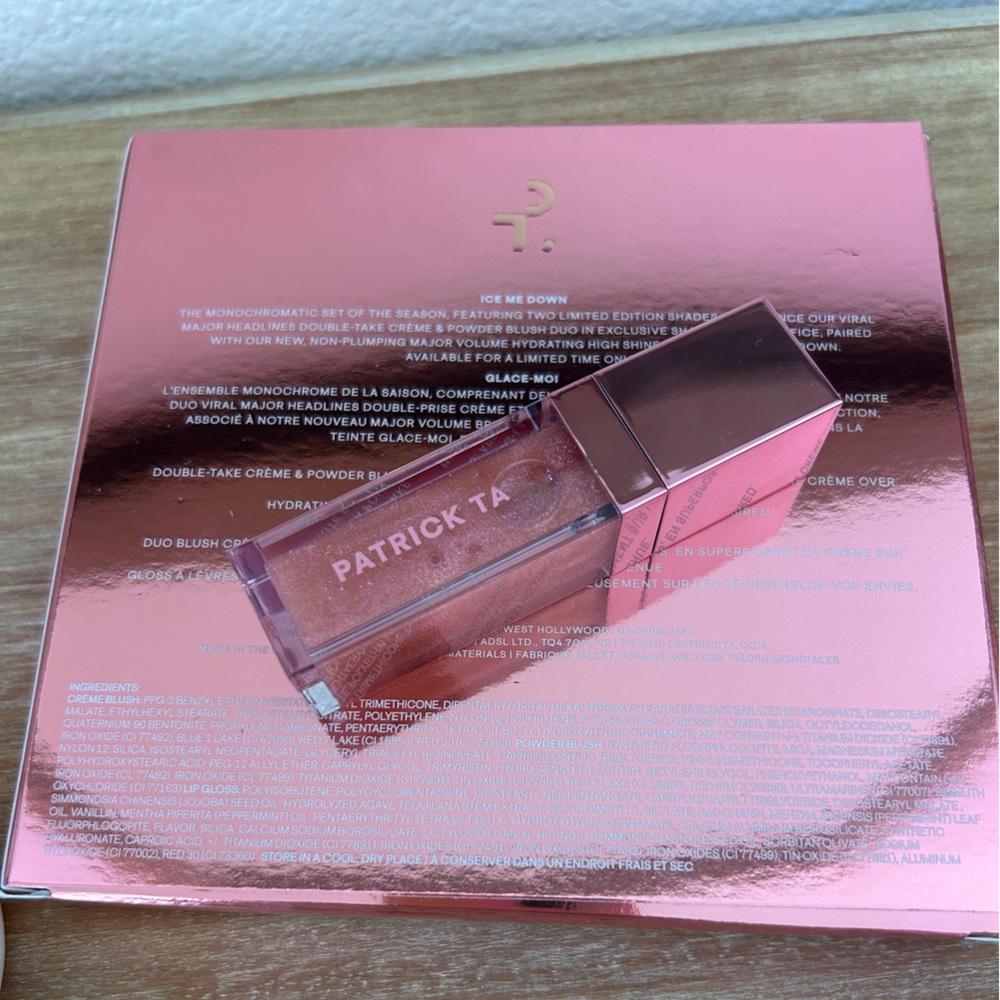 Patrick Ta Ice Me Down Lip Gloss